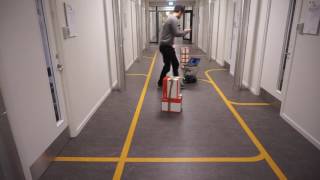Go to point tests of the Turtlebot with static obstacle with multiple waypoints. (First take)