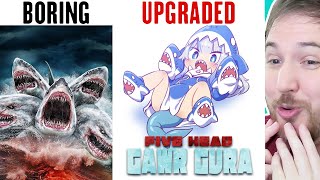 FUNNY ANIME MEMES (Upgrading Bad Movies using Cute Anime Girls)