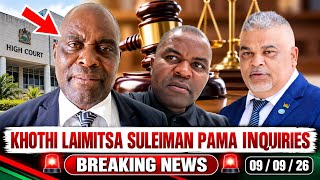KHOTHI LAIMITSA SULEMAN KUPITILIZA NDIMA INQUIRIES MUMABUNGWE ABOMA #breakingnews #viralreels #trend