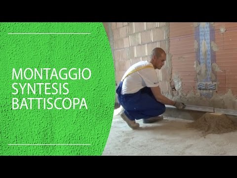 Battiscopa Filo Muro: posa in opera del profilo – pareti intonaco