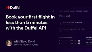 Book your first real flight in 5 minutes with the Duffel API screenshot 3