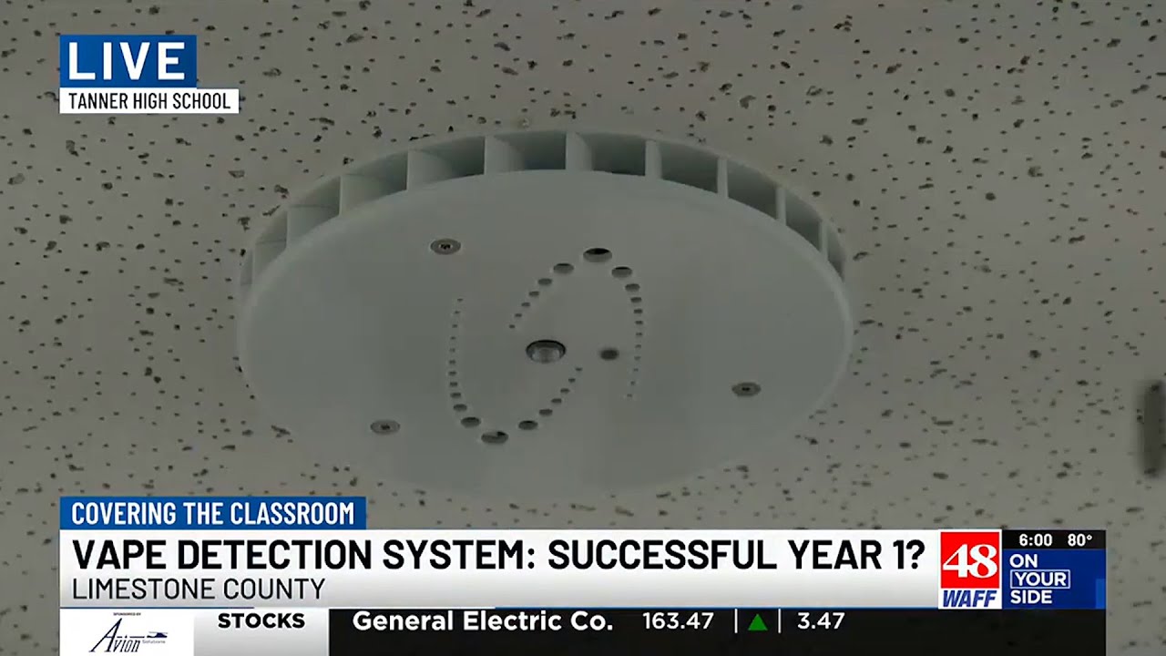 HALO Vape Detectors Fight Vaping in Limestone County Schools - YouTube