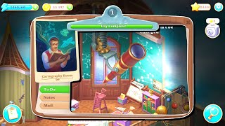 New Room Opened - The Cartography Room - Day 1 - Playrix Manor Matters - Android Gameplay screenshot 4