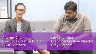 Cannes lions 2018 predictions - interview with executive creative
director andrew chu bbdo vietnam & jaiyyanul grey vietnam.website:
http://advertisingvietna...