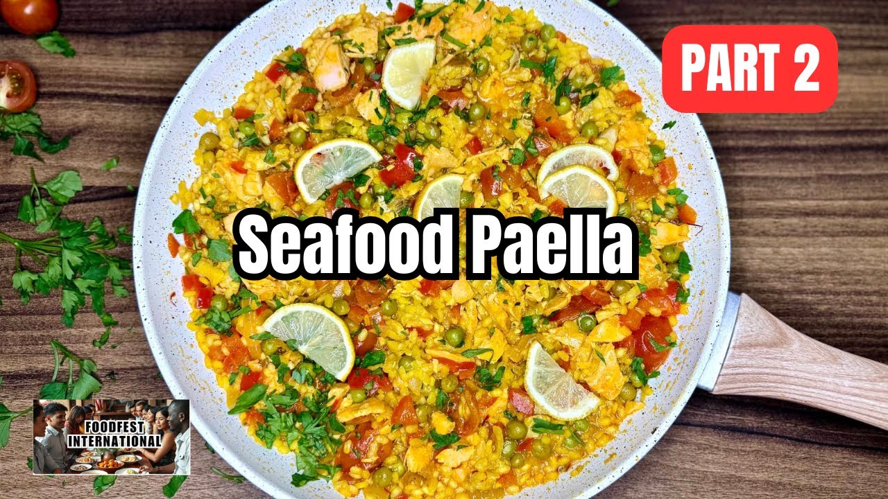 Паэлья с морепродуктами дома: красочное пиршество из морепродуктов на одной сковороде. | Часть 1