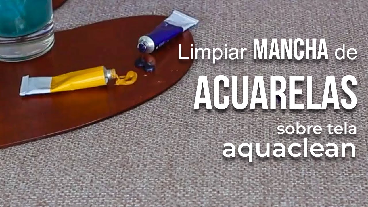 Cómo limpiar una mancha Acuarela con Tecnología - SmartDecor Ecuador - YouTube