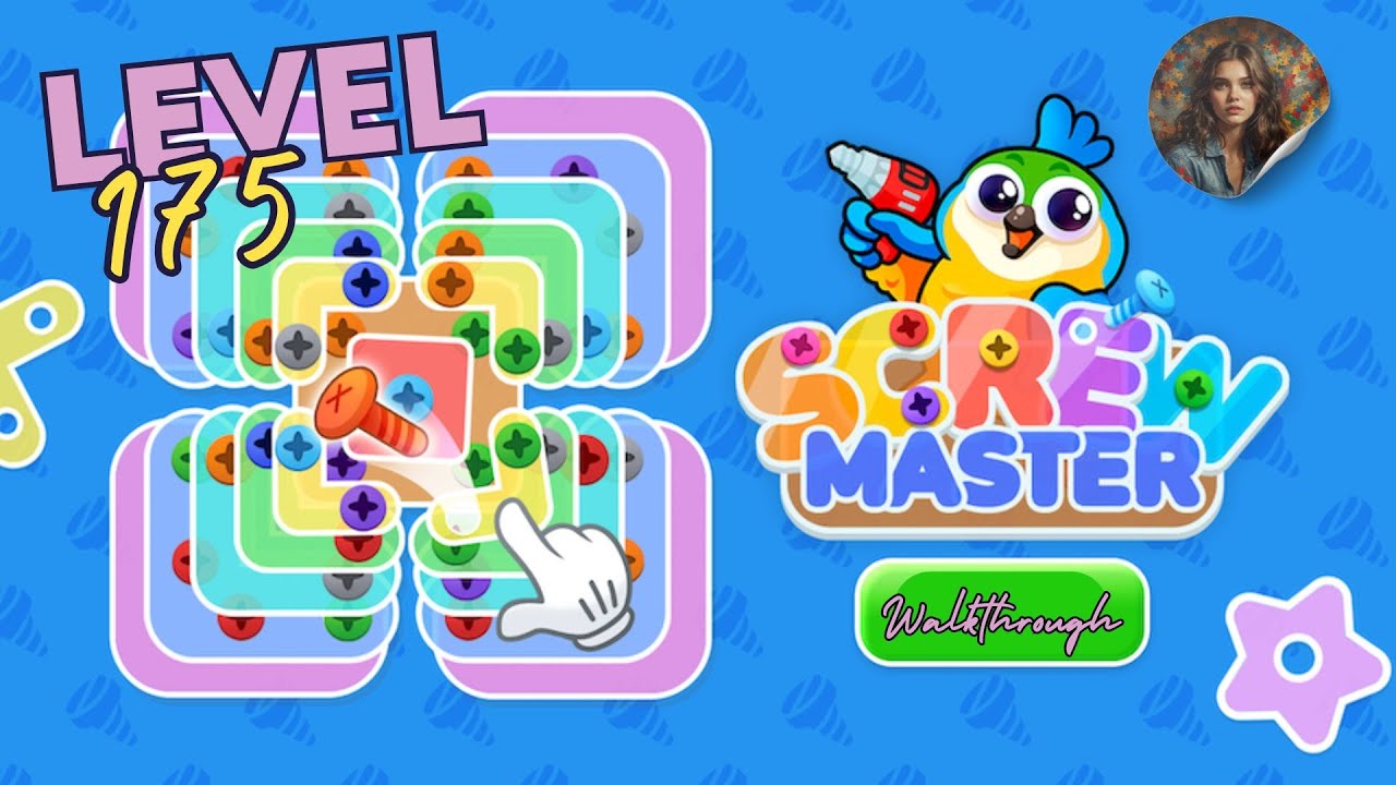Screw Master: Nuts Jam Puzzle Level 175