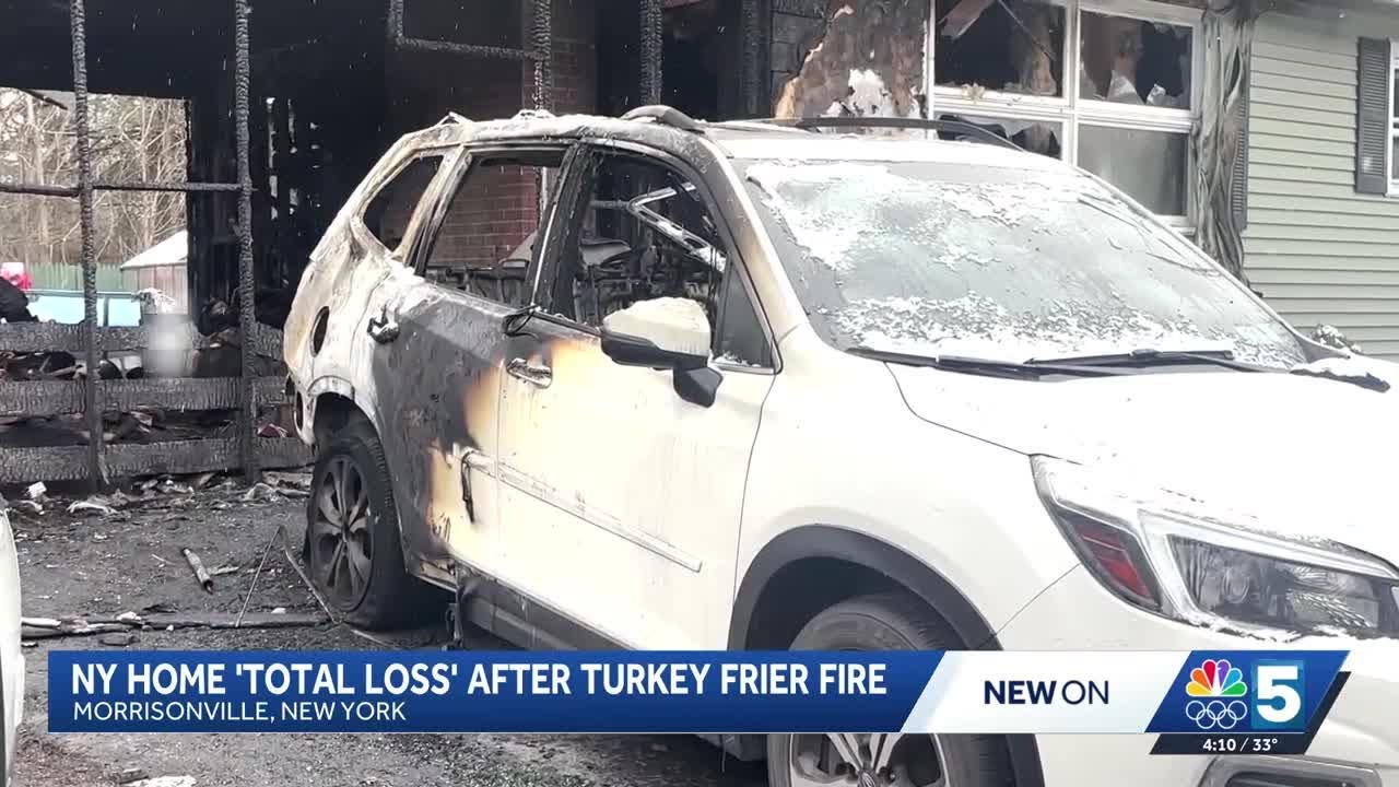 Family displaced after deep-fried turkey fire destroys home in ...
