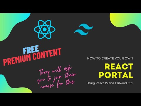 React Portal | React JS + Tailwind CSS | Create Dynamic UI Components