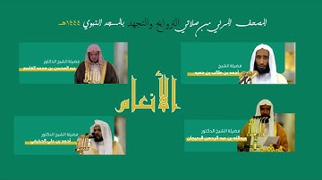 المصحف المرئي | من صلاتي التراويح والتهجد 1444 | من المحراب المسجد النبوي | سورة الأنعام