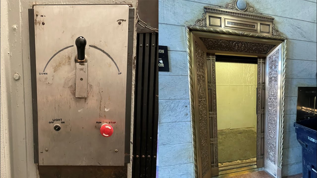 Manual Westinghouse Service Elevator @ Ellicott Square Building - Buffalo, NY.