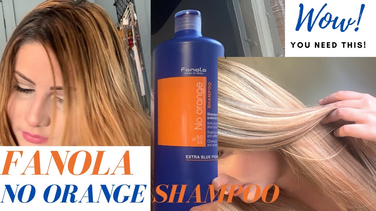 31 Top Pictures Blue Shampoo For Orange Hair - Fanola No Orange Shampoo Before And After Tint Department