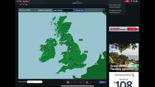 [WR] Seterra - UK and Neighbouring Areas: Physical Features - Type (easy) (Website) in 0:20 screenshot 3