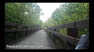 Riding Swatara rail trail