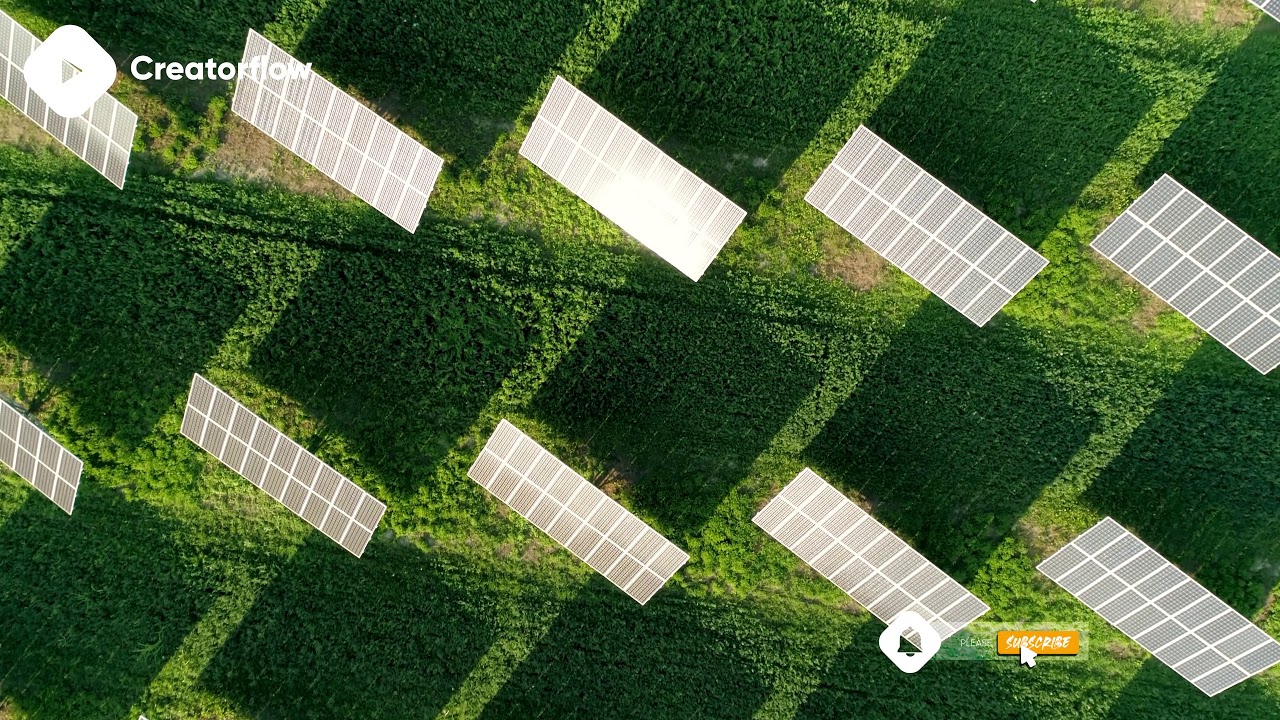 🎥 Solar Panels Drone Footage | 4K Royalty free stock video footage ...