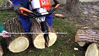 Amazing Homemade Firewood Processing Machines, Wood Cutting Machines and Log Splitters