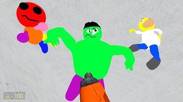 Spartan Kicking Gorilla Tag & 3D Nextbots Gmod! part 2