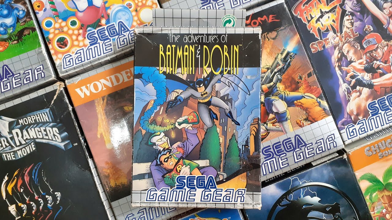 Notice / Manuel Du Jeu Batman Et Robin Pour Sega Game Gear - Bon état