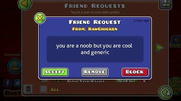 Geometry Dash Friend Requests In A Nutshell