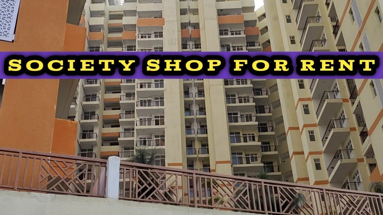 Society Shop For Rent | Ready To Move in noida extension