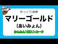 あわせてゆっくり弾いてみよう マリーゴールド(あいみょん)かんたん1回ストローク 初心者のためのギター講座 コードチェンジの練習に