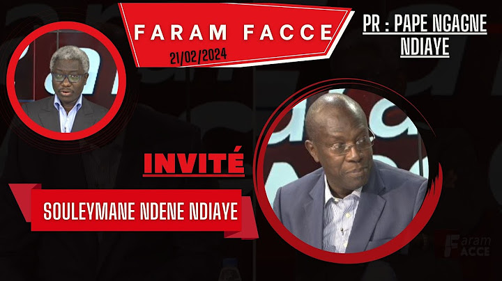 🚨TFM LIVE: Faram Facce du 21 Février 2024 - Invité :Souleymane Ndéné Ndiaye - Pr :Pape Ngagne Ndiaye