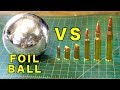 Shooting a Polished Japanese Foil Ball. Can Foil Stop a Bullet? FarmCraft101