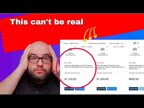 BREAKING NEWS - $1100 AMD RX 9070 XT LISTED, WHAT?! BREAKING NEWS - $1100 AMD RX 9070 XT LISTED, WHAT?!