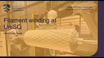 A/Prof Phil Teakle - Filament Winding at UniSQ