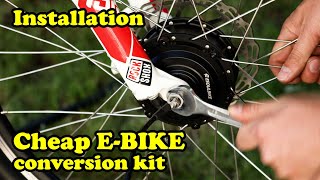 Ebike kit installation tutorial - Esoulbike