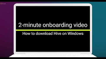 Setting up hiveDisk on Windows: a simple tutorial