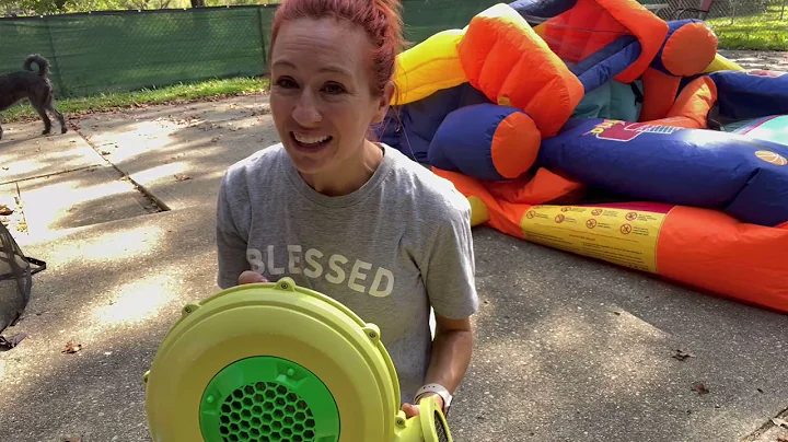 Review of TOYMATE 480W Air Blower, Pump Fan Commercial Inflatable Bouncer Blower