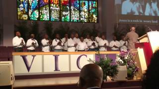 Video thumbnail of "Philip David Hill/Mighty Male Chorus - Jesus is a Rock"