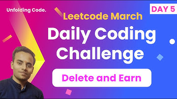 Delete and Earn | Leetcode 740 | March Day 5 | Dynamic Programming | Map