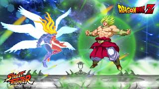 Broly vs Gill | All Transformation | Street Fighter X Dragon Ball Z