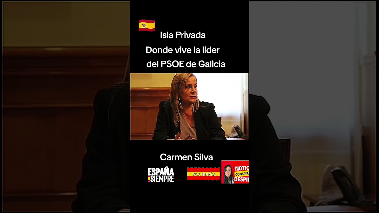 ISLA PRIVADA PARA LA SOCIALISTAS LÍDER EN GALICIA! CARMEN SILVA! #españa #psoe #galicia