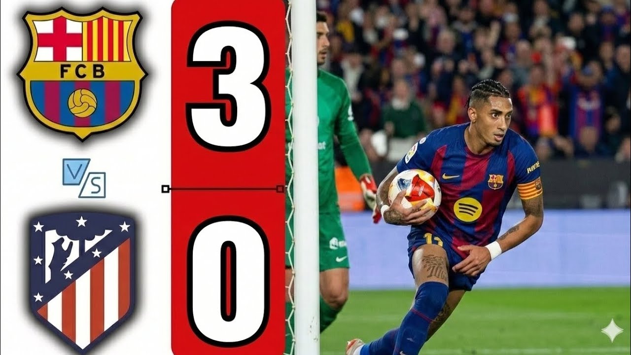 Barcelona 3 : 0 Athletico Madrid | Copa Del Rey 2026 | Match Highlights