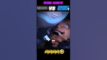 KETAWA VILLAIN😈 MOON VS BOBOIBOY BELIUNG🌪 #boboiboy #windara #boboiboybeliung #ejenmoon #memes