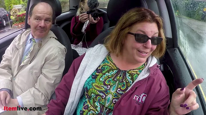 Candidates in cars: Judith Flanagan Kennedy