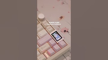 the most aesthetic keyboard ~ al80 by yunzii ☁️✨ #shorts