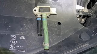 Рено Сценик 4 к9к 1.5 dCi, замена прогоревшей трубки датчика дифдавления   сажевого фильтра. 