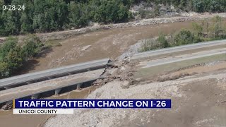 TDOT to shift traffic pattern on I-26 in Unicoi County