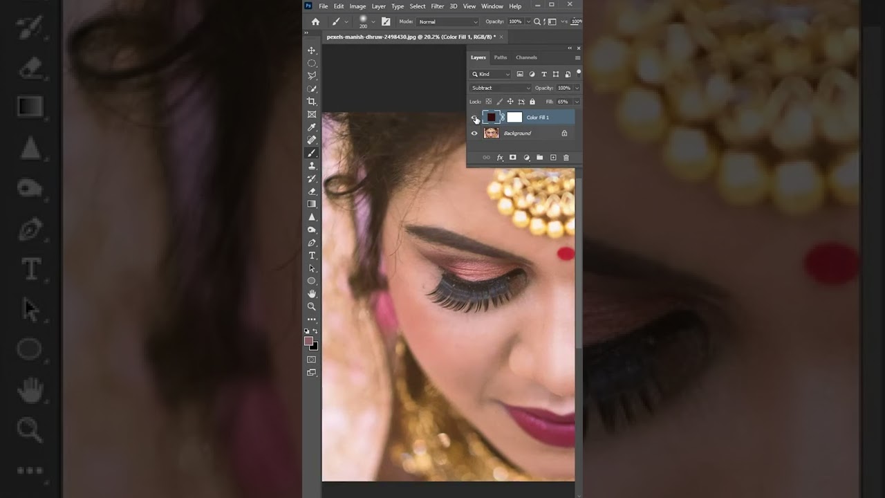 Remove Red Light in Photo | Editing in Photoshop 