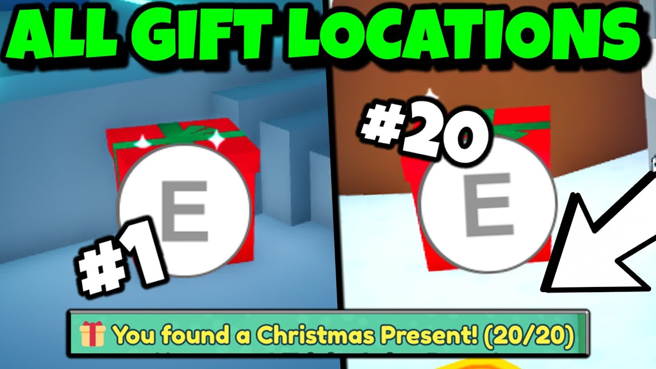 🎁ALL 20 *PRESENT LOCATIONS* In Pet Simulator X! (Christmas Update