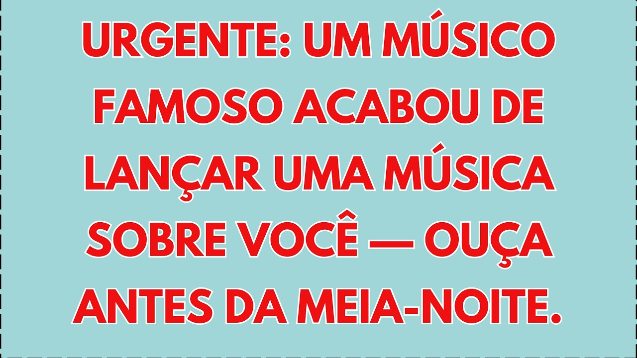 🎶 O Arcanjo Miguel: Um músico famoso acabou de lançar uma música sobre você.Ouça antes da meia-noite