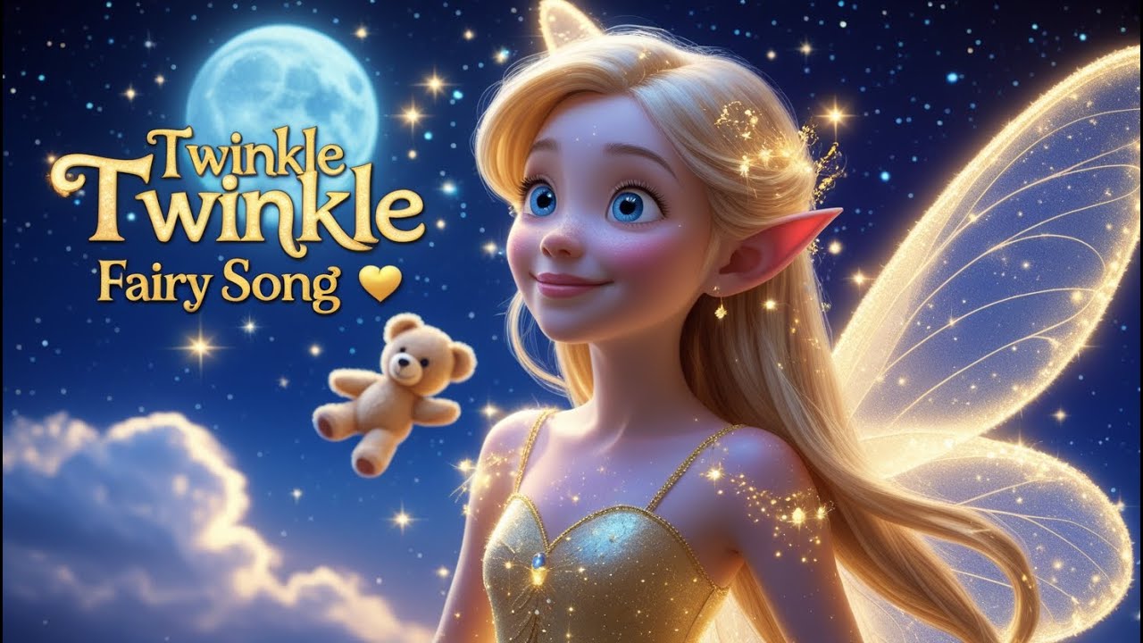 Twinkle Twinkle Fairy Remix  | Magical Bedtime Song for Kids | Sleep Time Lullaby