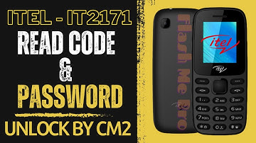 Itel - it2171 Read User Code & Password Unlock Easily