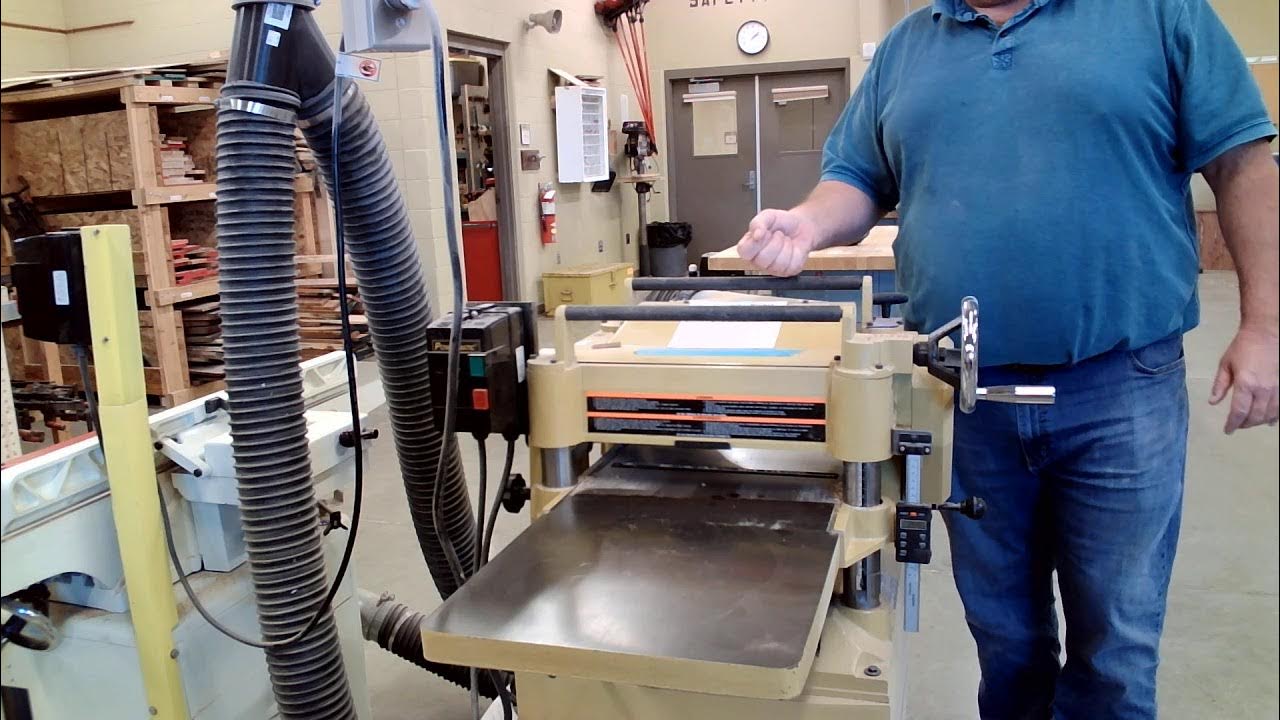 15" Powermatic Planer Safety YouTube