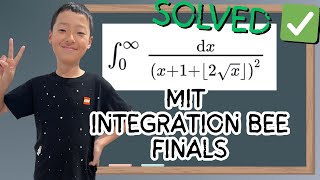 Continuing to solve MIT INTEGRATION BEE... Question 2!!!
