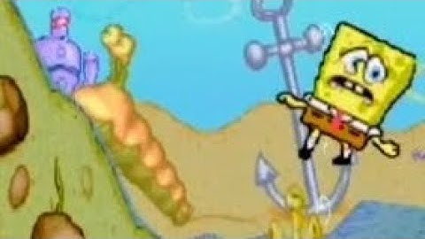 SpongeBob Squarepants: Supersponge (PS1) - Continue Screen (Denied)